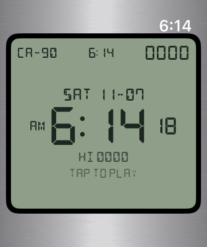 CA-90 UFO game face in time mode