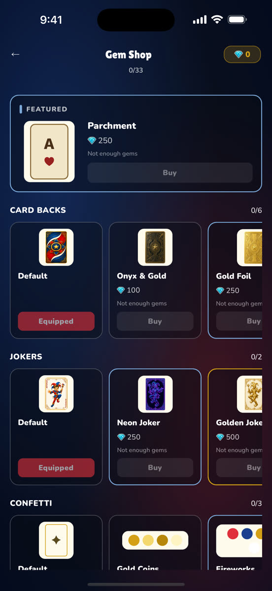 Tienda de Gemas