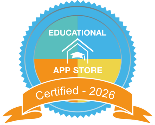 Educational App Store Certified 2026 badge