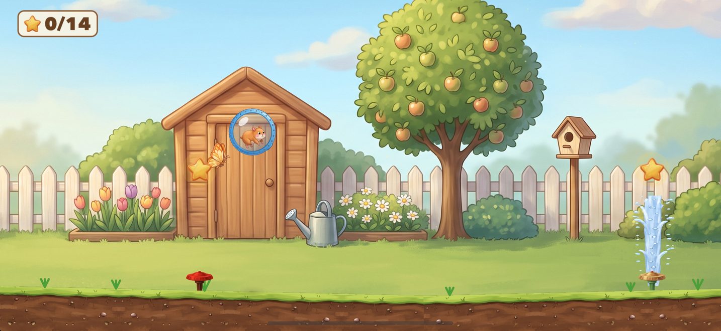 The garden: beat the sprinklers