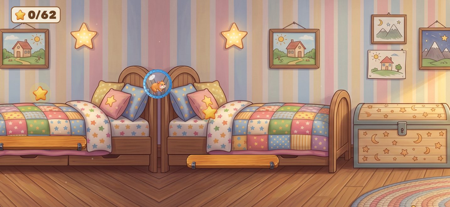 Medium, in the bedroom: plank to plank, time it
