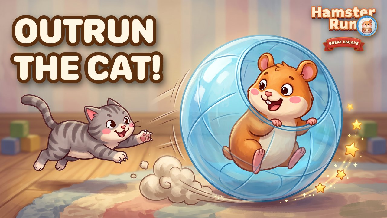 Hamster Run trailer: outrun the cat!
